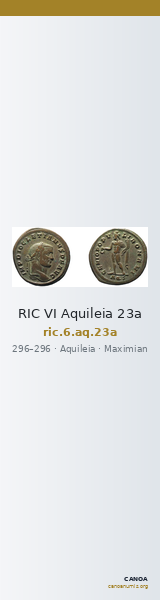 RIC VI Aquileia 23a — CANOA