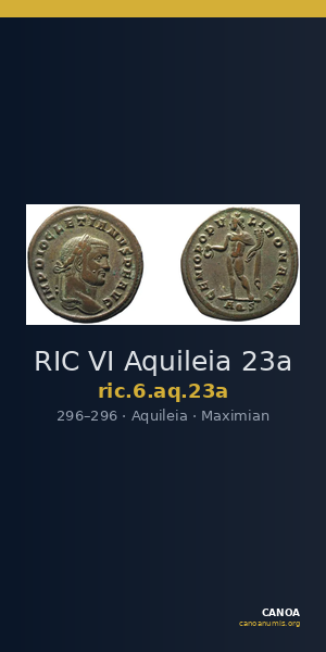 RIC VI Aquileia 23a — CANOA