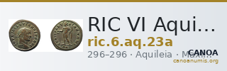 RIC VI Aquileia 23a — CANOA
