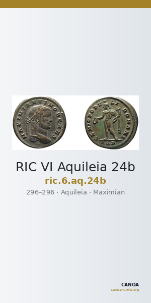 RIC VI Aquileia 24b — CANOA