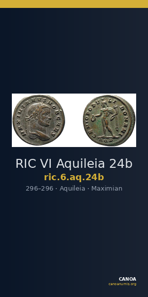 RIC VI Aquileia 24b — CANOA