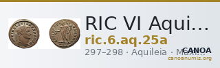 RIC VI Aquileia 25a — CANOA