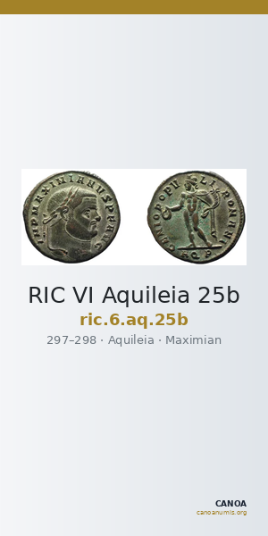 RIC VI Aquileia 25b — CANOA