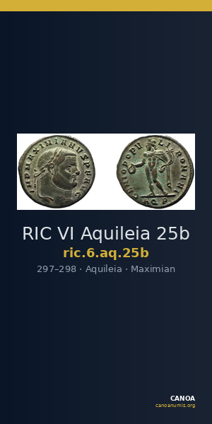 RIC VI Aquileia 25b — CANOA