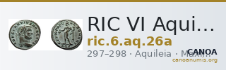RIC VI Aquileia 26a — CANOA