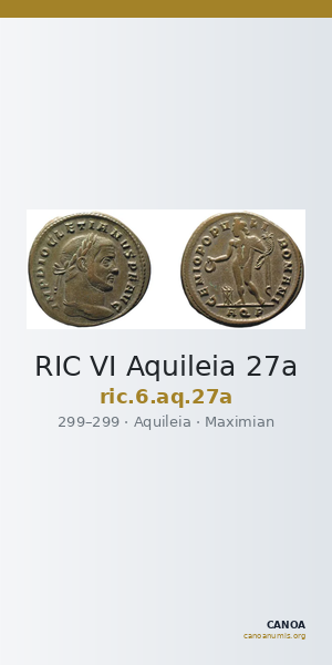 RIC VI Aquileia 27a — CANOA