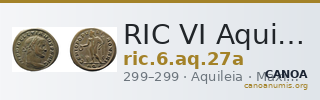 RIC VI Aquileia 27a — CANOA
