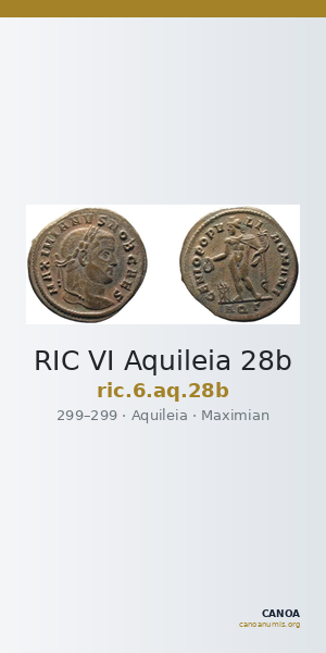 RIC VI Aquileia 28b — CANOA