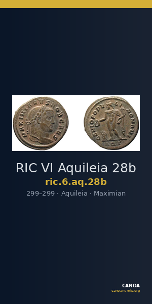 RIC VI Aquileia 28b — CANOA