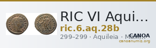 RIC VI Aquileia 28b — CANOA
