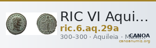 RIC VI Aquileia 29a — CANOA