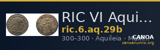 RIC VI Aquileia 29b — CANOA