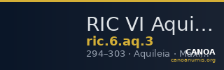 RIC VI Aquileia 3 — CANOA
