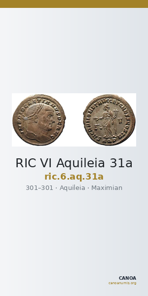 RIC VI Aquileia 31a — CANOA