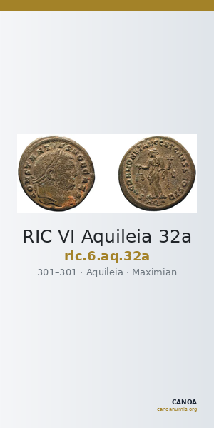 RIC VI Aquileia 32a — CANOA