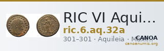 RIC VI Aquileia 32a — CANOA