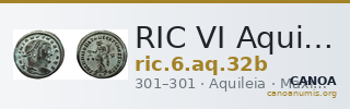 RIC VI Aquileia 32b — CANOA