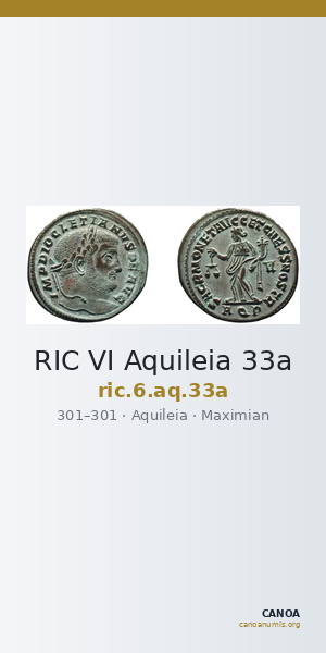 RIC VI Aquileia 33a — CANOA
