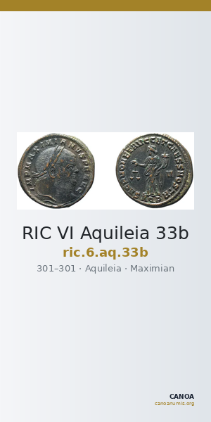 RIC VI Aquileia 33b — CANOA