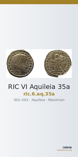 RIC VI Aquileia 35a — CANOA