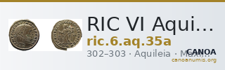 RIC VI Aquileia 35a — CANOA