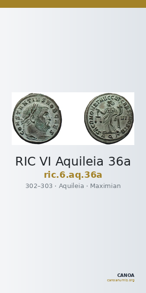 RIC VI Aquileia 36a — CANOA