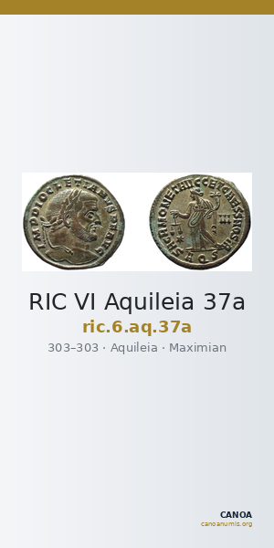 RIC VI Aquileia 37a — CANOA