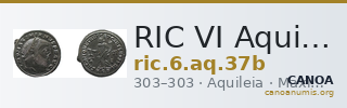 RIC VI Aquileia 37b — CANOA