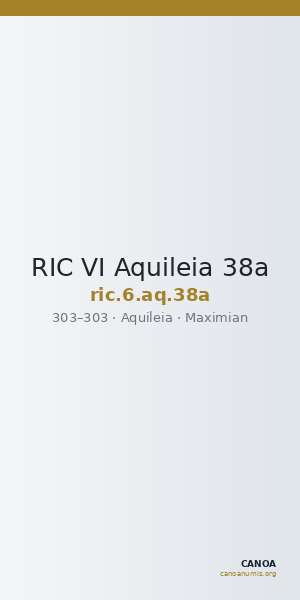 RIC VI Aquileia 38a — CANOA