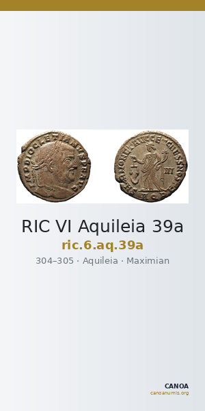 RIC VI Aquileia 39a — CANOA