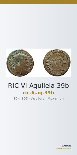 RIC VI Aquileia 39b — CANOA