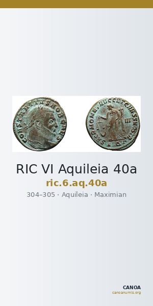 RIC VI Aquileia 40a — CANOA