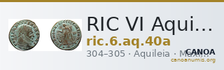 RIC VI Aquileia 40a — CANOA
