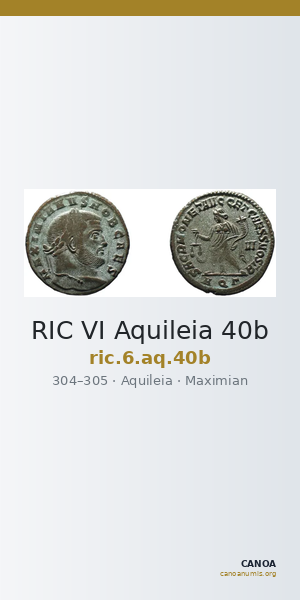 RIC VI Aquileia 40b — CANOA