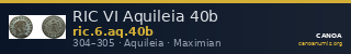 RIC VI Aquileia 40b — CANOA