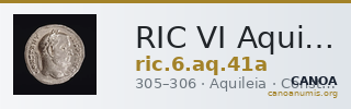 RIC VI Aquileia 41a — CANOA