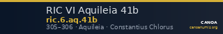 RIC VI Aquileia 41b — CANOA