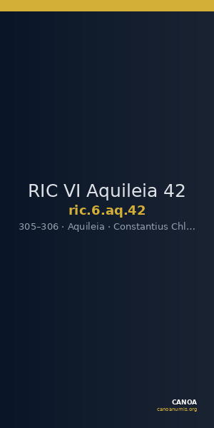 RIC VI Aquileia 42 — CANOA