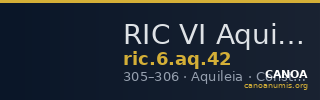 RIC VI Aquileia 42 — CANOA