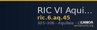 RIC VI Aquileia 45 — CANOA