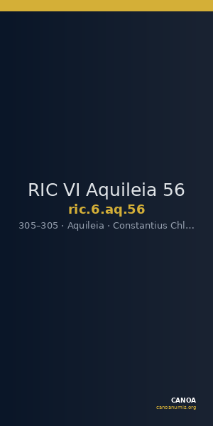 RIC VI Aquileia 56 — CANOA