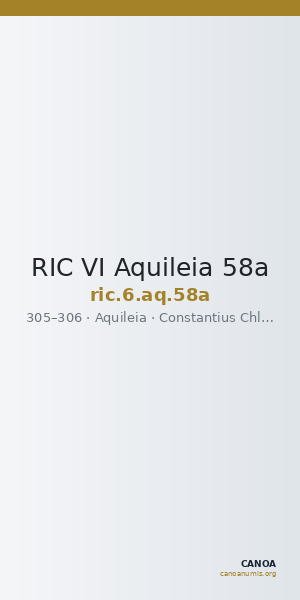 RIC VI Aquileia 58a — CANOA