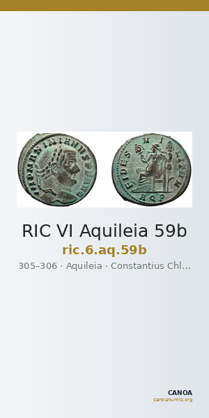 RIC VI Aquileia 59b — CANOA