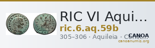 RIC VI Aquileia 59b — CANOA