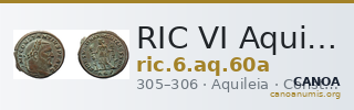 RIC VI Aquileia 60a — CANOA