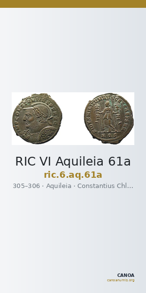 RIC VI Aquileia 61a — CANOA