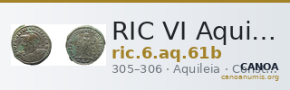 RIC VI Aquileia 61b — CANOA
