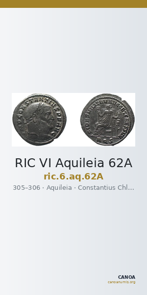 RIC VI Aquileia 62A — CANOA