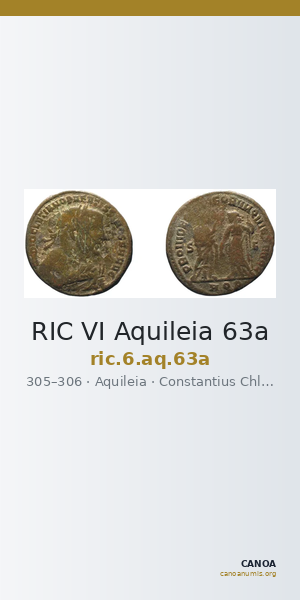 RIC VI Aquileia 63a — CANOA