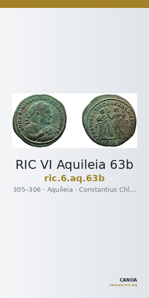 RIC VI Aquileia 63b — CANOA